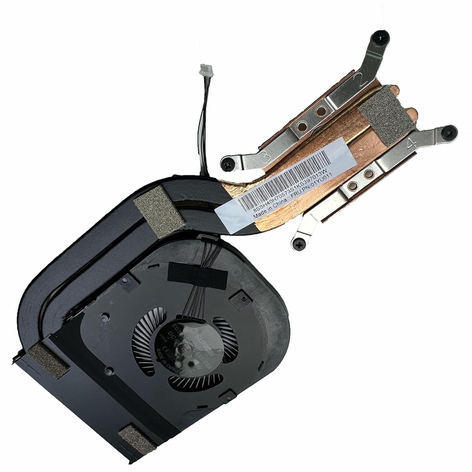 CPU Cooling Fan with Heatsink for ThinkPad X1 Carbon 5Th Gen 5 2017 X1C 5TH 00UR984 00UR983 01YU011