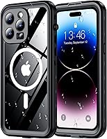 Vista 27 de Red2Fire Funda impermeable para iPhone 16, protector de pantalla integrado y protector de cámara, compatible con MagSafe, cuerpo completo a prueba
