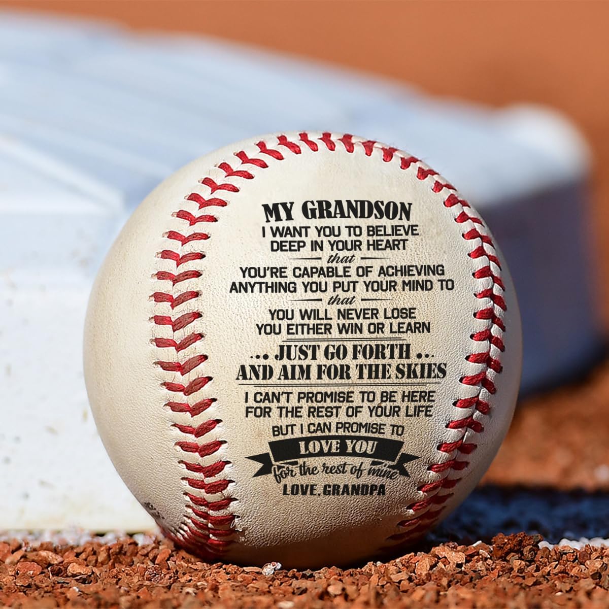 DOPTIKA Personalized Baseball Gifts for Men, Kids, Birthday Gifts for Him, Graduation Gifts for Grandson from Grandma, Grandpa, Grandparents Grandson Gifts, Teen Boy Gifts, Men Gifts for Birthday