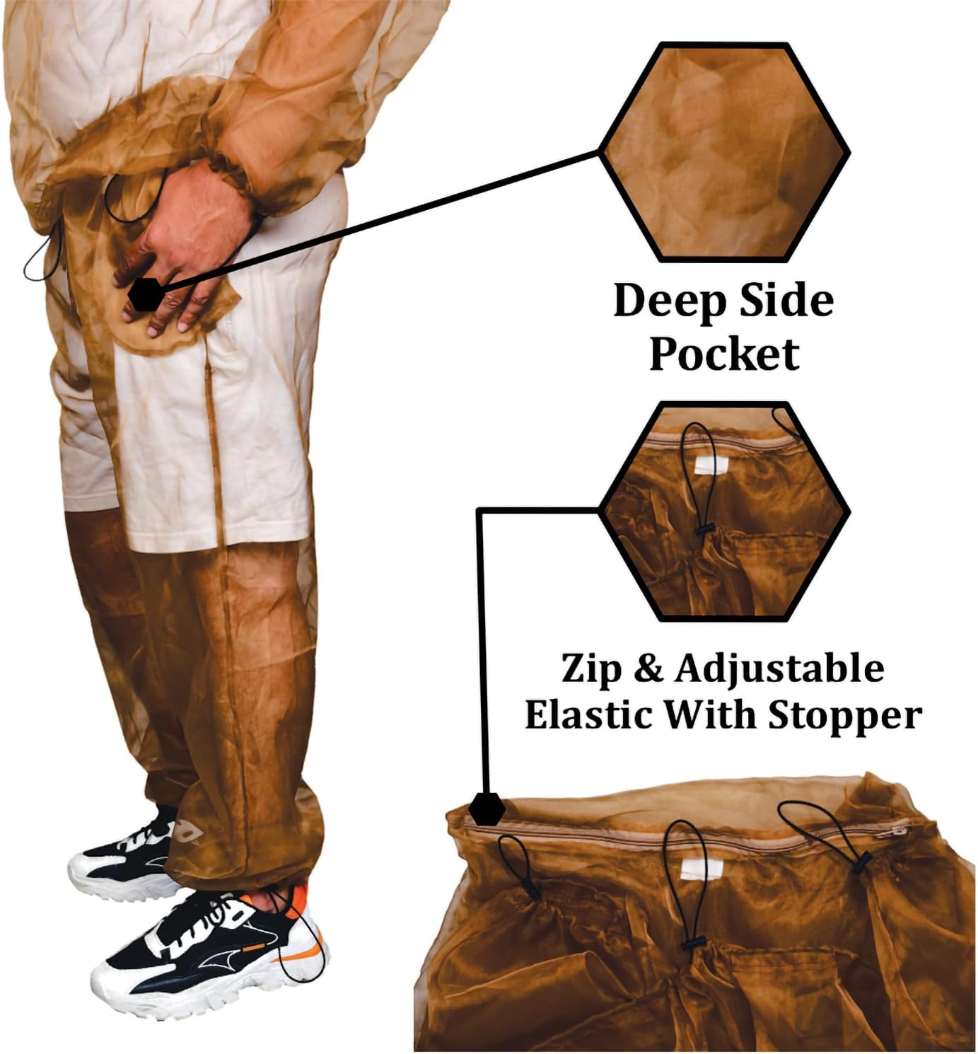 SANEER INDUSTRIES-Mosquito Suit Jacket & Pant - Bug Repllent shield Suits