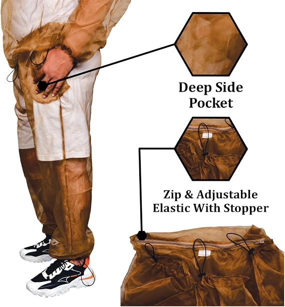 SANEER INDUSTRIES-Mosquito Suit Jacket & Pant - Bug Repllent shield Suits