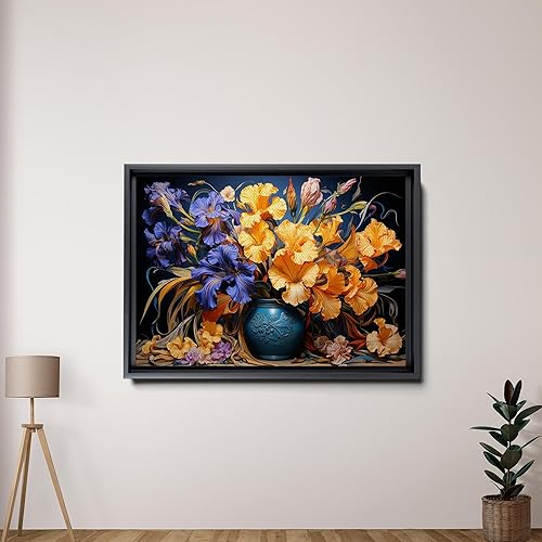 Miniatura 2 de Provence Blooms, Acrylic Iris Prints, Captivating Canvas Wall Art Celebrating the Beauty of Flowers, Canvas, Home Decor
