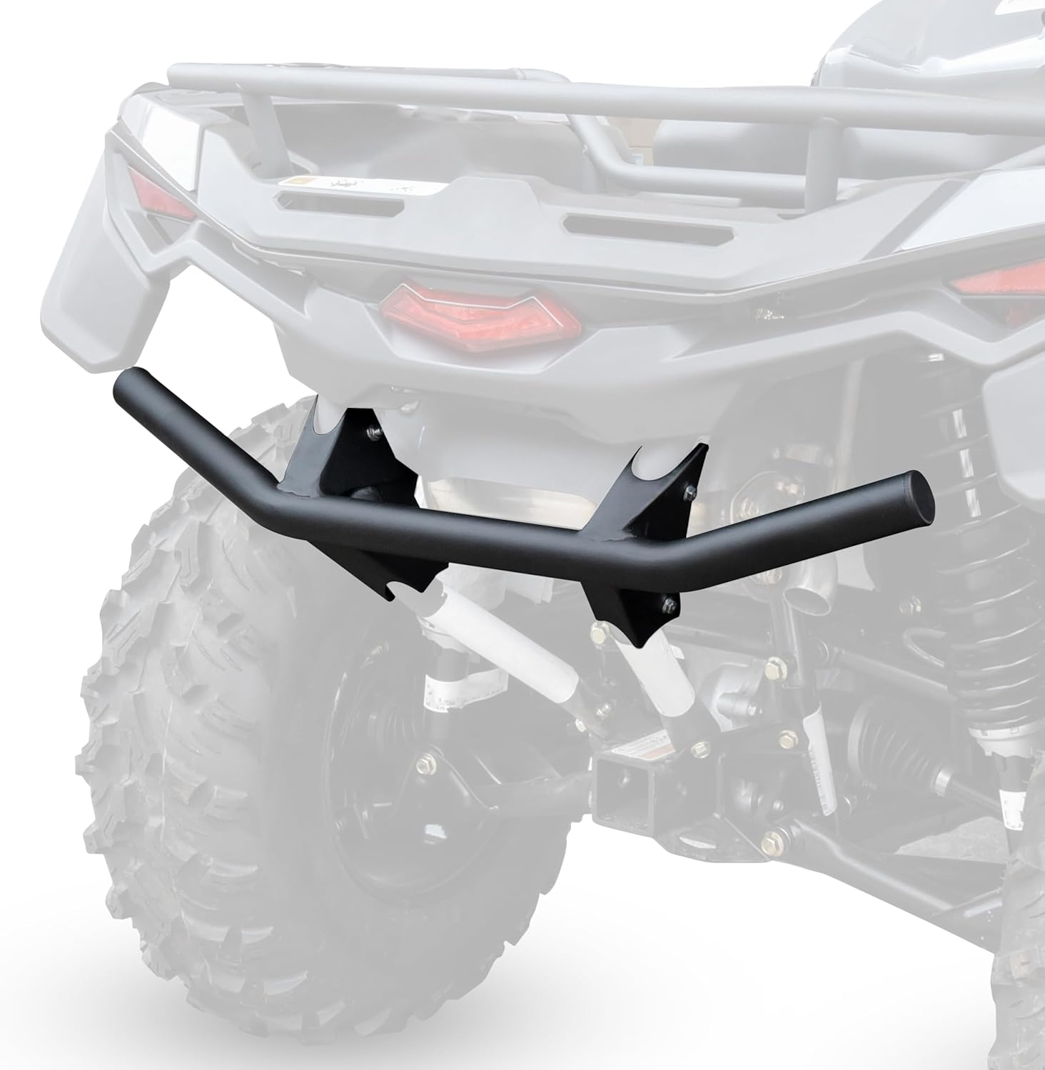 XT Rear Bumper Guard for Outlander G3L 500 700, Rear Brush Guard Bumper Protector Kit for Can Am Outlander G3L 500 700 Max PRO 2023-2025 Accessories, Replace # 715004953