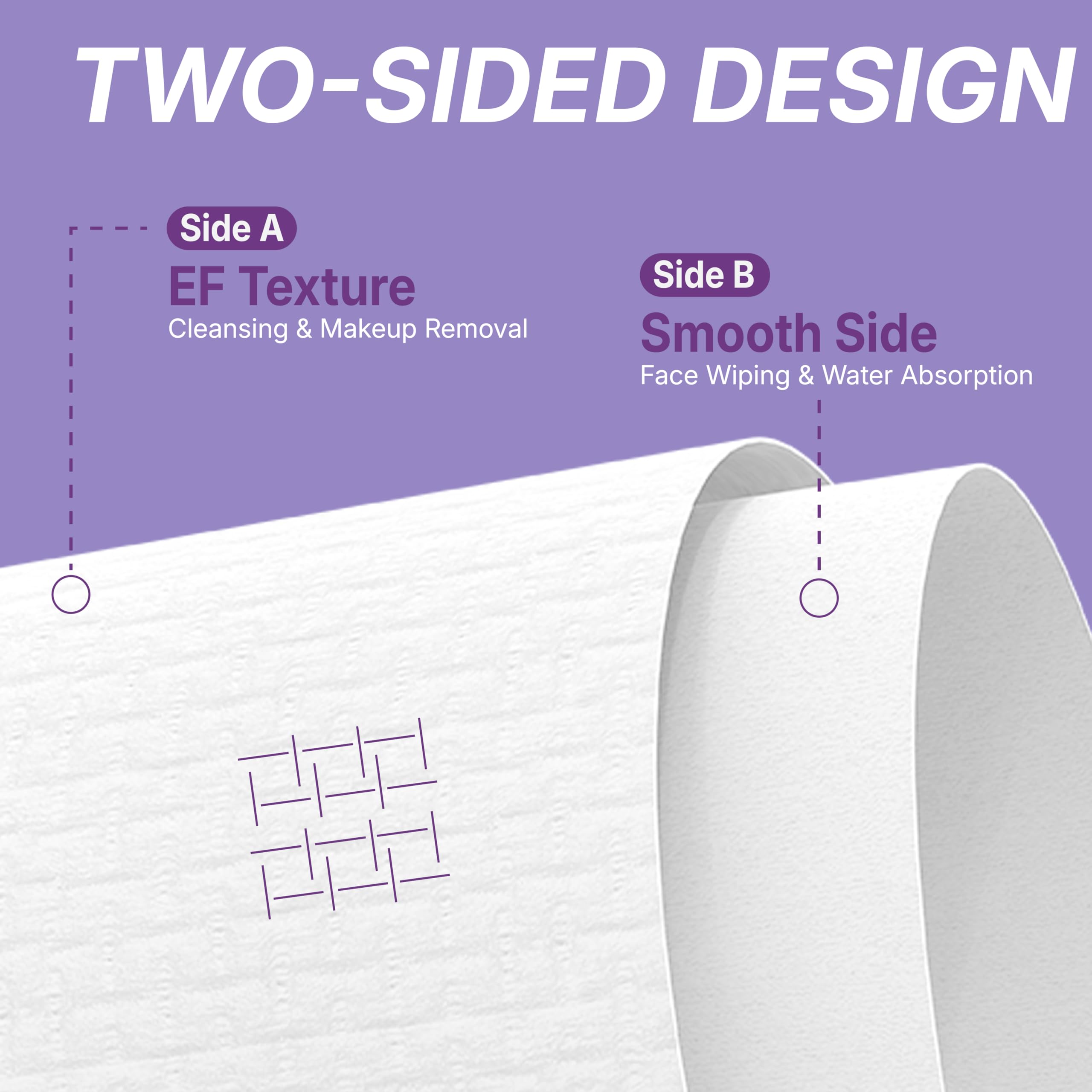Serenorch Disposable Biodegradable Face Towels,10"×12" Extra Large - Image 3