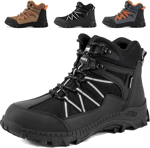 SUADEX Botas con punta de acero para hombres, botas de seguridad para hombres, botas de trabajo con punta de compuesto para hombres, botas de disponible en Yaxa Colombia
