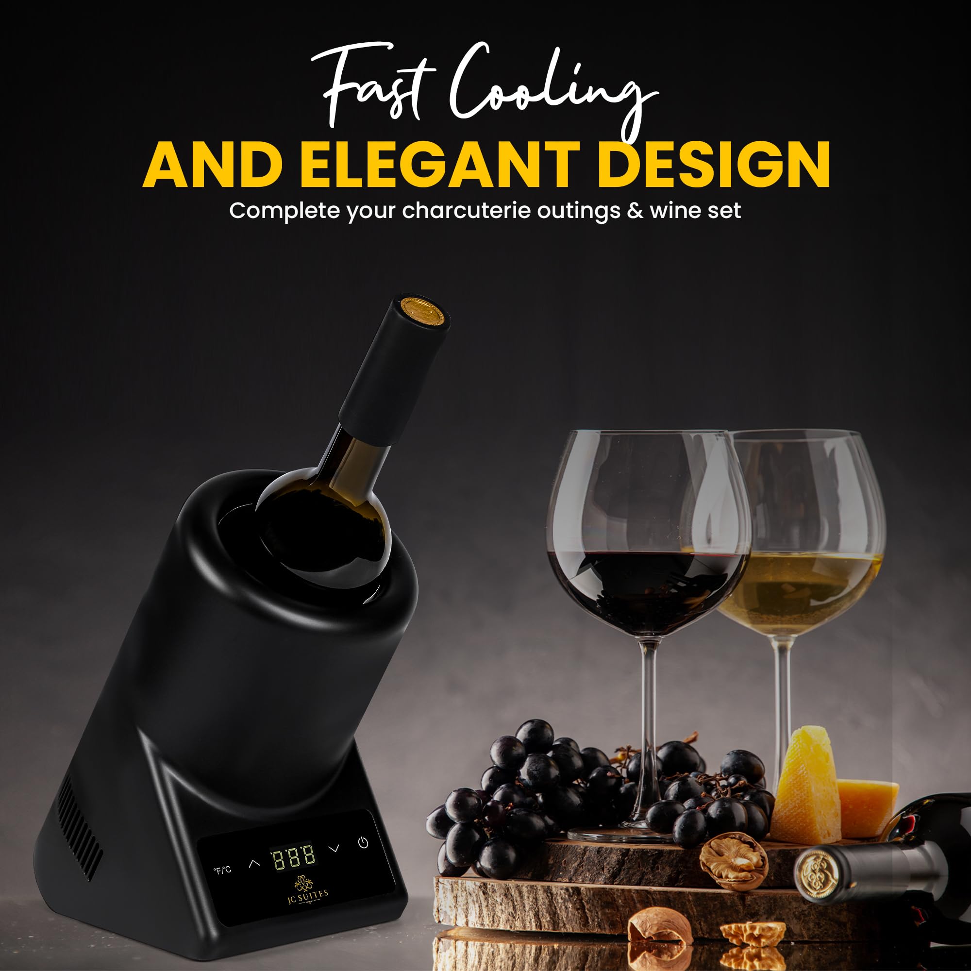 Amazon | 高級電動ワインチラー ギフトボックス&注ぎ口付き