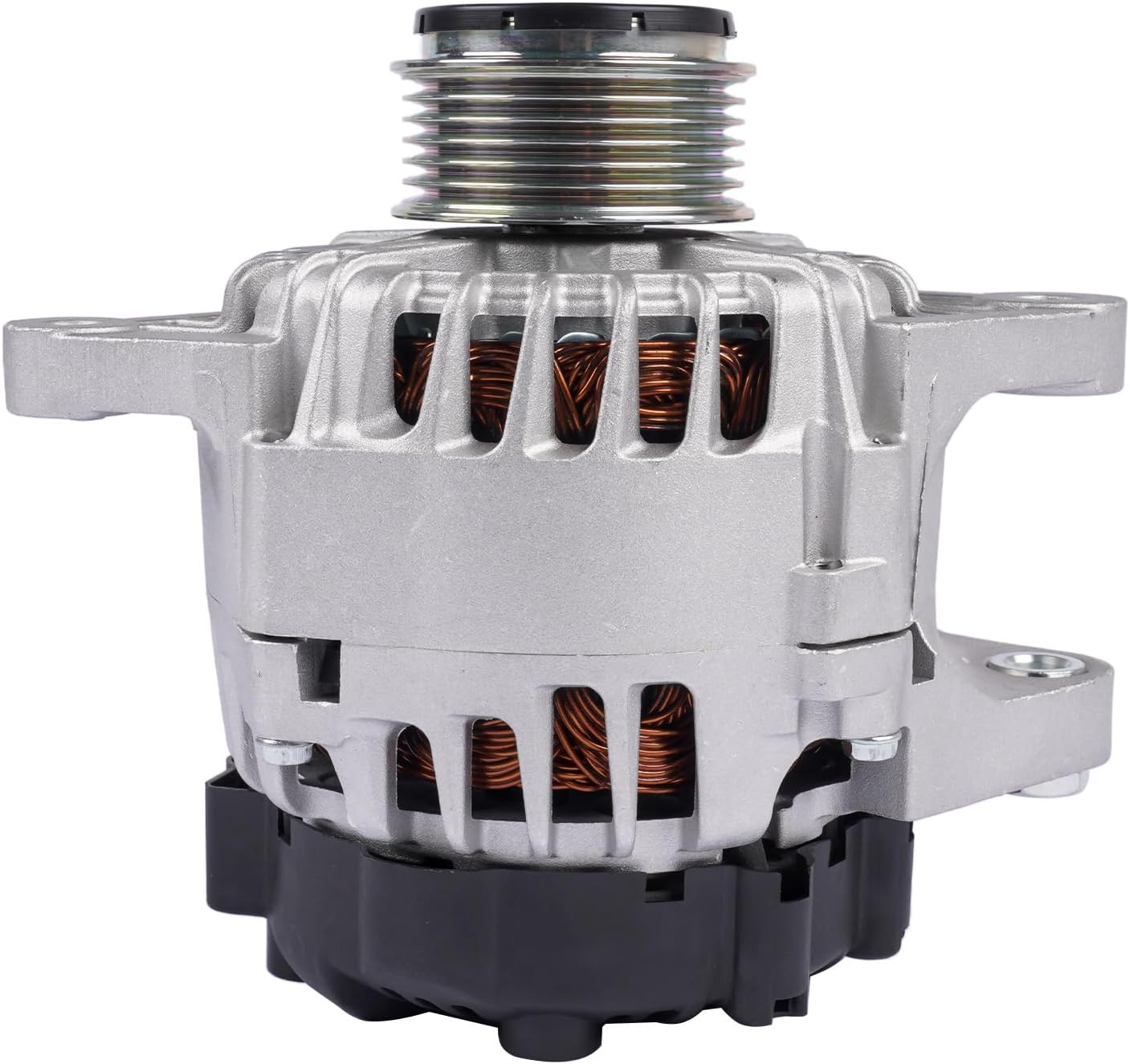 Alternator Replacement for Hyundai Veloster 2013-2017 Kia Soul Forte Koup Forte5 Rio 2012-2017 1.6L 110A 12V CW 6-Groove 373002B760 11609