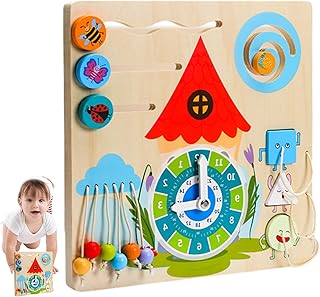 Placa Sensorial Montessori,Placa de atividades sensoriais de brinquedo de aprendizagem Montessori para crianças de 1 a 3 anos | Atividades de aprendizagem pré-escolar, brinquedo de viagem para Biset