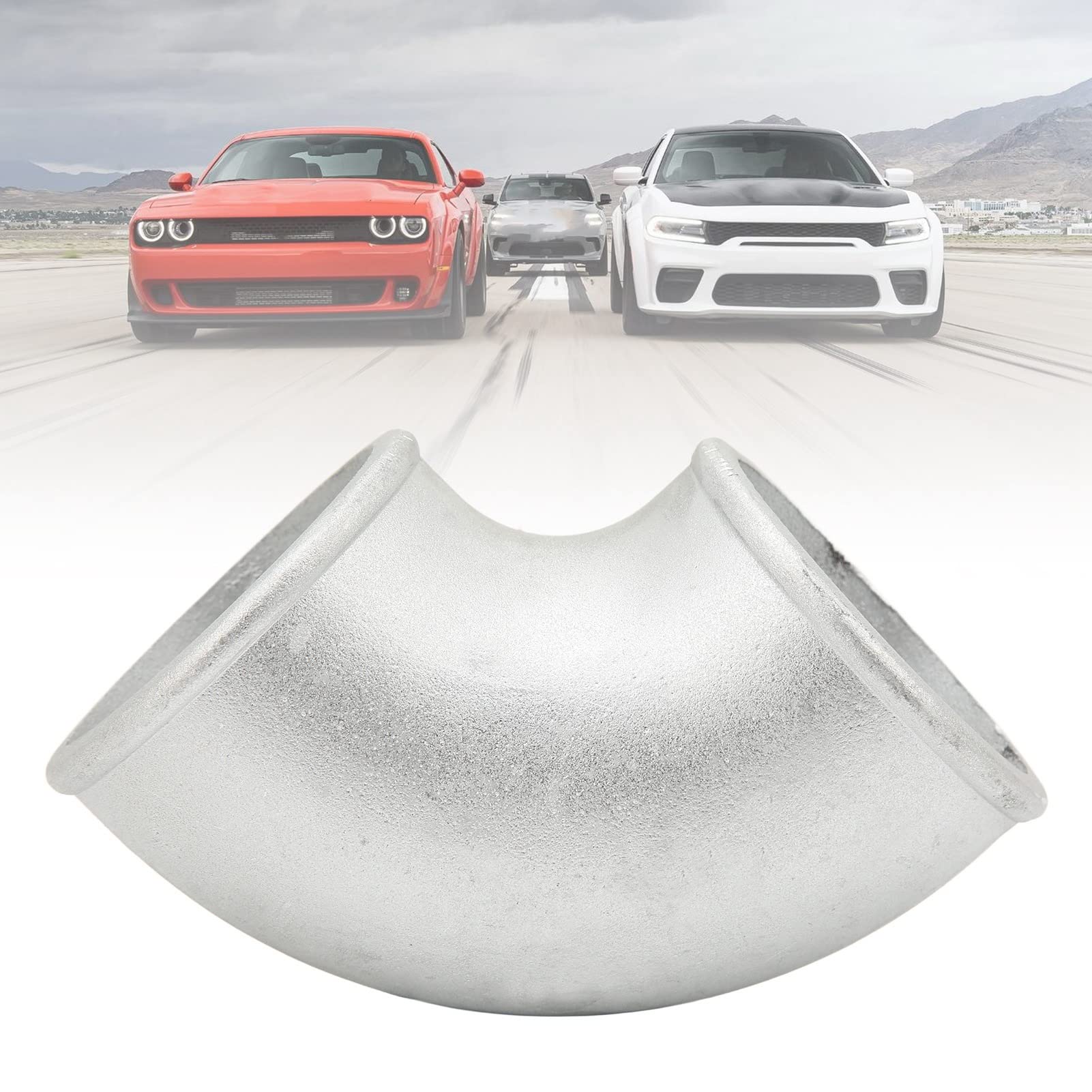 3 Pulgadas 75 Mm Codo de Admisión 90 ° Intercooler de Aluminio Fundido Tubo de Curvatura Apretada para Automóvil