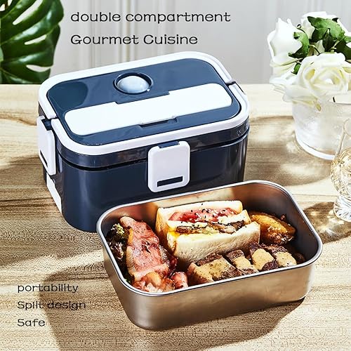 Miniatura 2 de Loncheras Electricas Para Calentar Almuerzo,Fiambrera de calefacción para el trabajo, Fiambrera eléctrica para el hogar, Fiambrera eléctrica para el