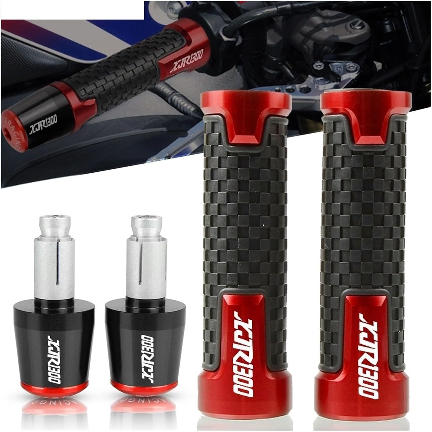 ◆正規品◆バイク用ハンドグリップ ヤマハ用 XJR1300 XJR 1300 FJR 1300 FJR1300 2004-2015 オートバイ◆追跡あり◆