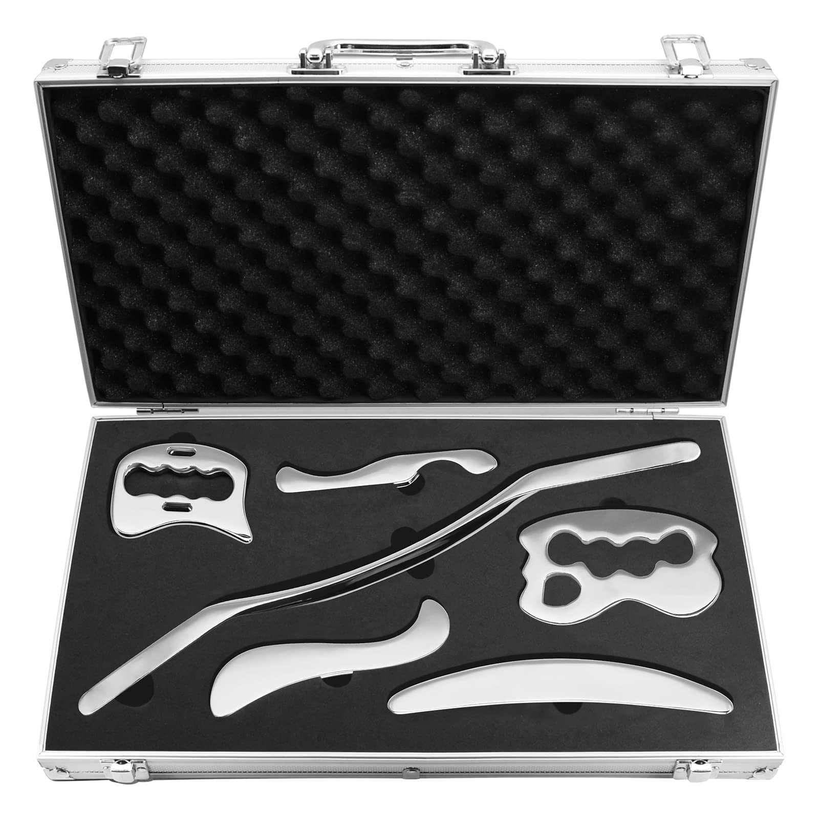 Buy Kingson 6 Pieces Stainless Steel Gua Sha Scraping Massage Tool Set, IASTM Tools, Soft Tissue