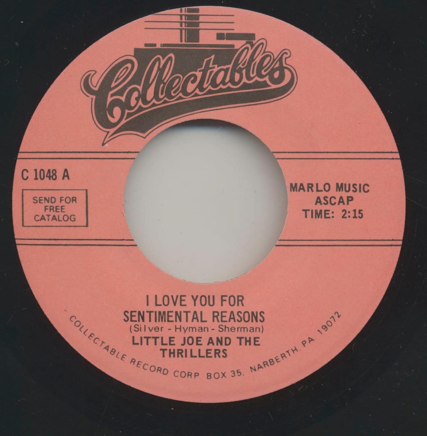 Amazon.com: I Love You For Sentimental Reasons b-w One More Time 7inch ...