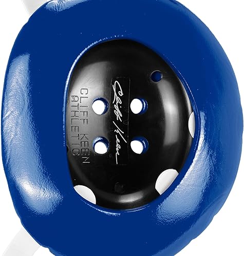 Vista 48 de Cliff Keen Signature Protector para la cabeza, para lucha libre Vegas Oro / Blanco