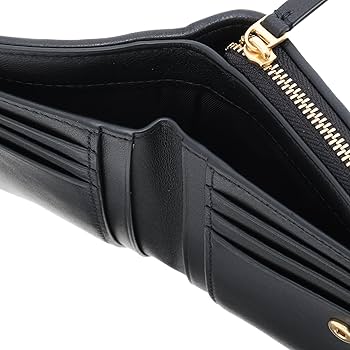 ☆☆Tory Burch☆☆ 24SS Tory Burch Half Wallet 143494 001 Bl Tory Burch 143494 001 Black Bi-fold Wallet, Black, フリー