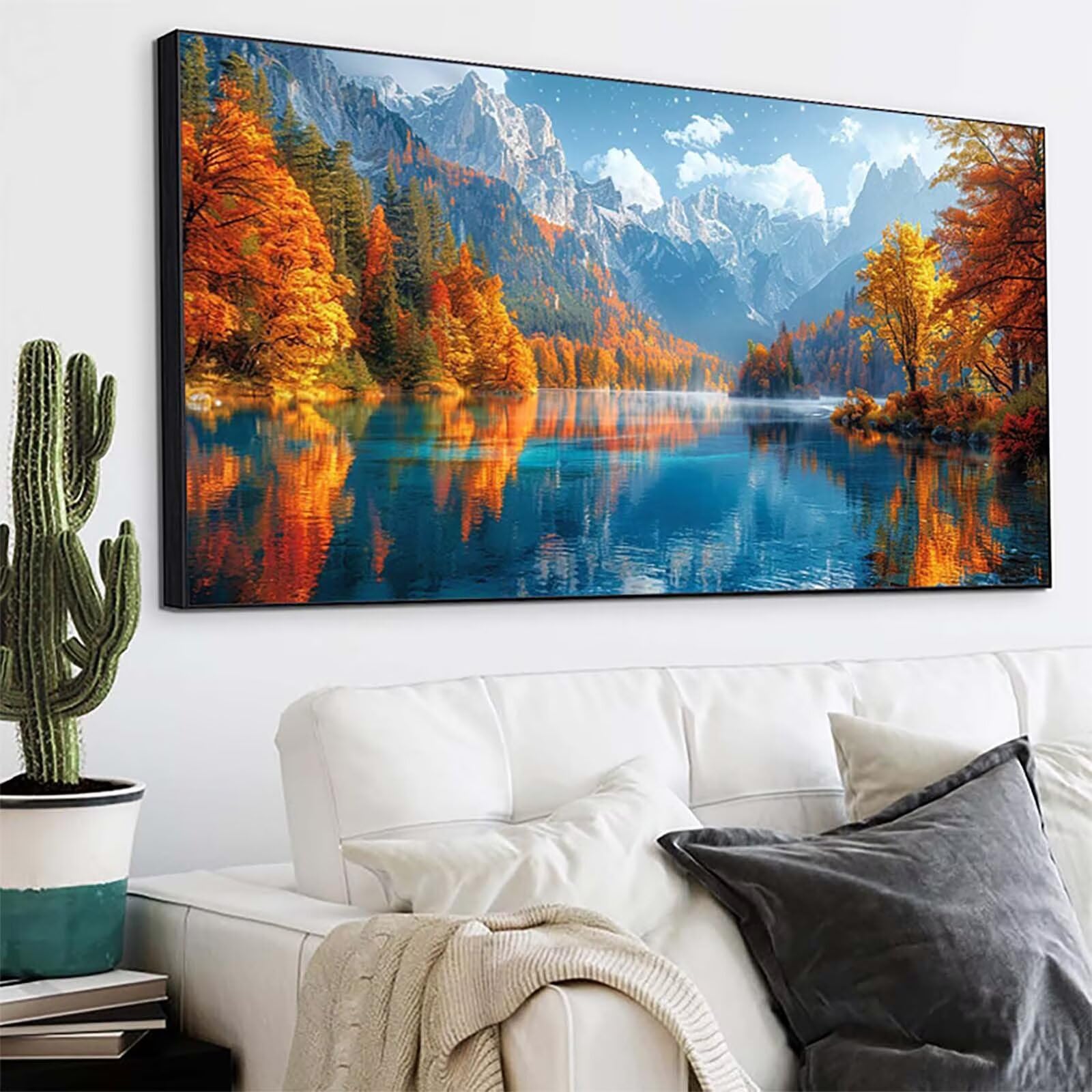 Montagna Diamond Painting Grandi Dimensioni 50x100cm, Diamond Painting 0-18