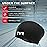TYR Adult Long Hair Silicone Wrinkle Free Swim Cap for Braids, Dreadlocks, Streamlined Swim, Hair Protection