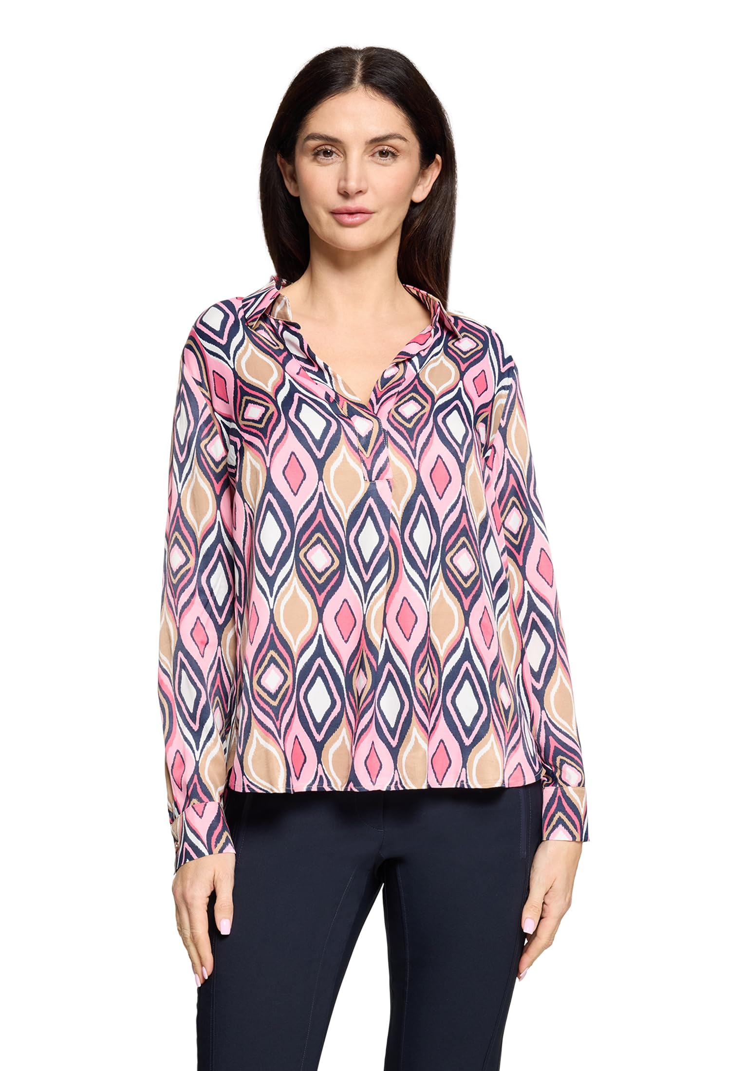 Betty Barclay Damen Schlupfbluse Langarm