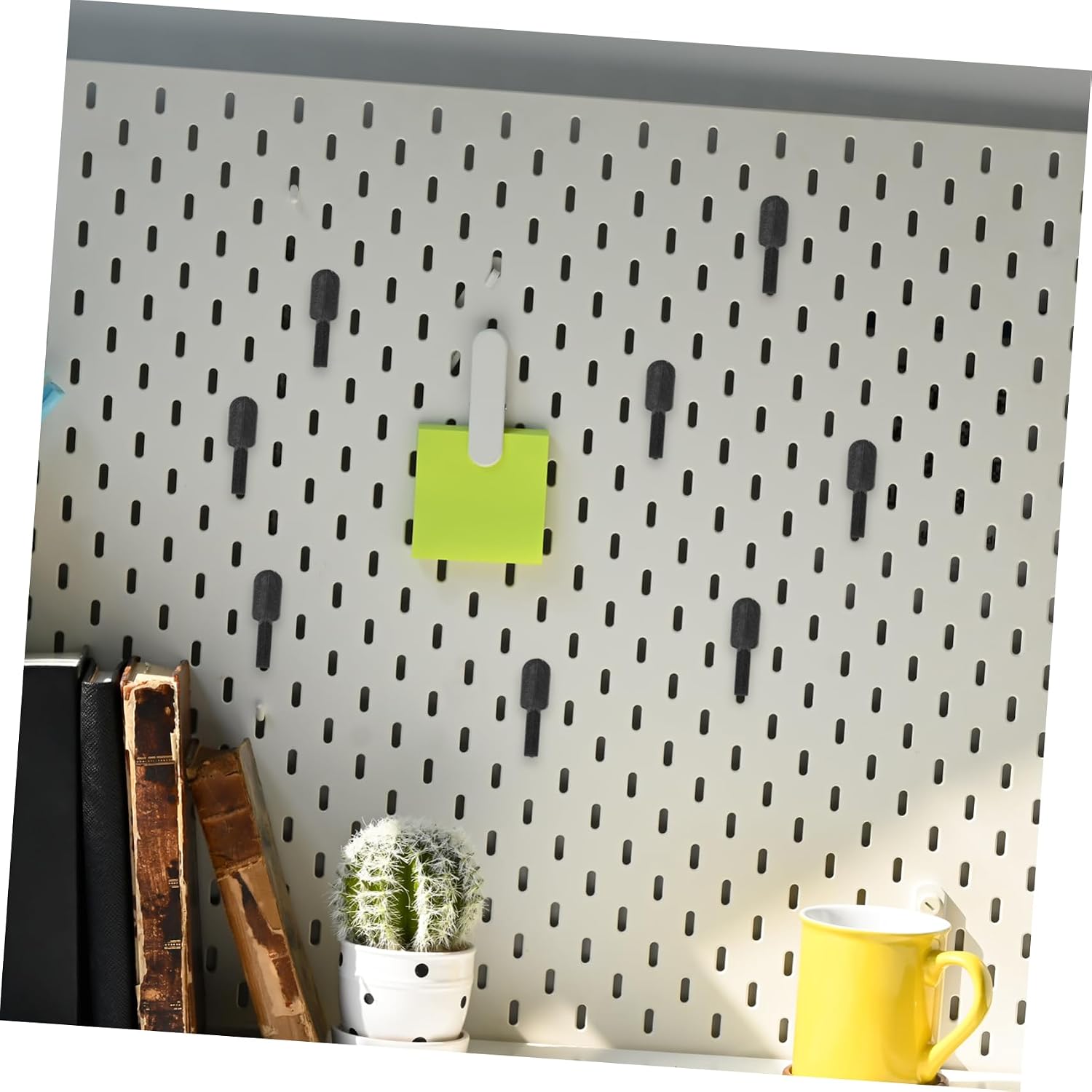 20pcs Pegboard Hooks: Grid Panel Hanging Hooks Shelving Hangers Organizer for Bedroom Kitchen Office Retail Home Workspace Organization