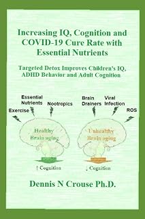 Increasing IQ, Cognition and COVID-19 Cure Rate with Essential Nutrients: Targeted Detox Improves Children's IQ, ADHD Behavior, and Adult Cognition