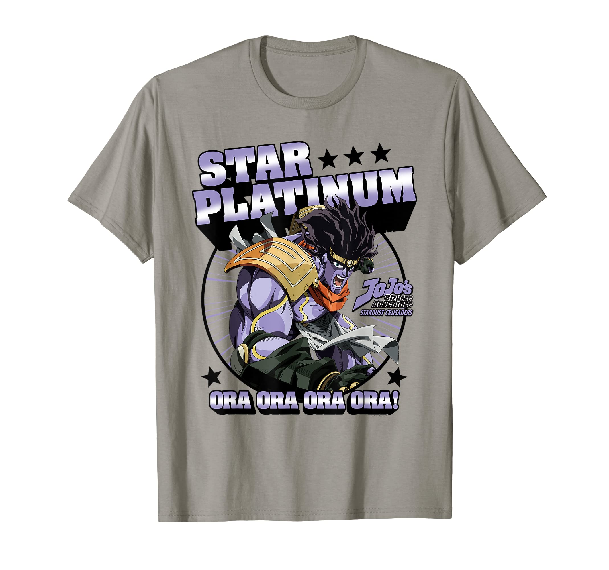 JoJo Part 3 Stardust Crusaders Star Platinum ORA ORA ORA! T-Shirt