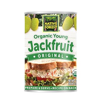 Native Forest Organic Young Jackfruit - Organic Canned Jackfruit, Jackfruit Canned, Jackfruit Organic, Vegan Meat Substitute - 14 Ounce Pack of 1