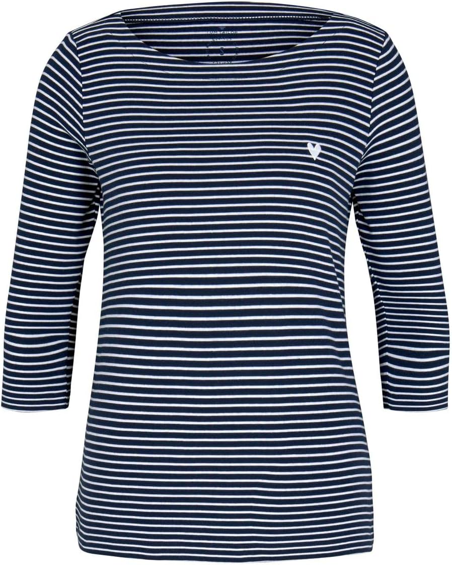 Navy White Small Stripe