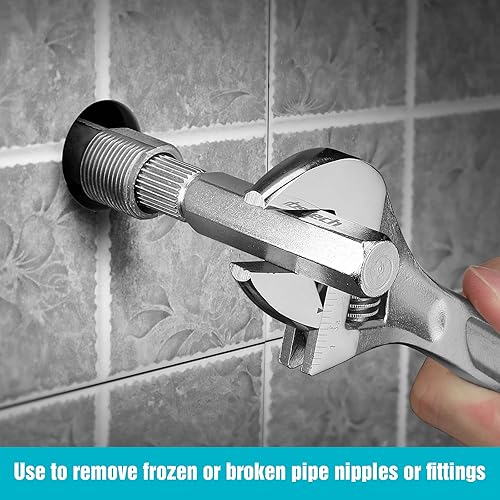 Miniatura 6 de DURATECH Juego de llaves de tubo interno, juego de extractor de pezón de tubo, 3 piezas, 3/8 pulgadas, 1/2 pulgadas y 3/4 pulgadas, bolsa