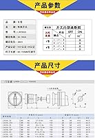 Vista 7 de LW26-125GS Distribution Cabinet Door Cut-Off Interlock Base DIN Rail mounting Universal Isolation cam Switch 125A 690V