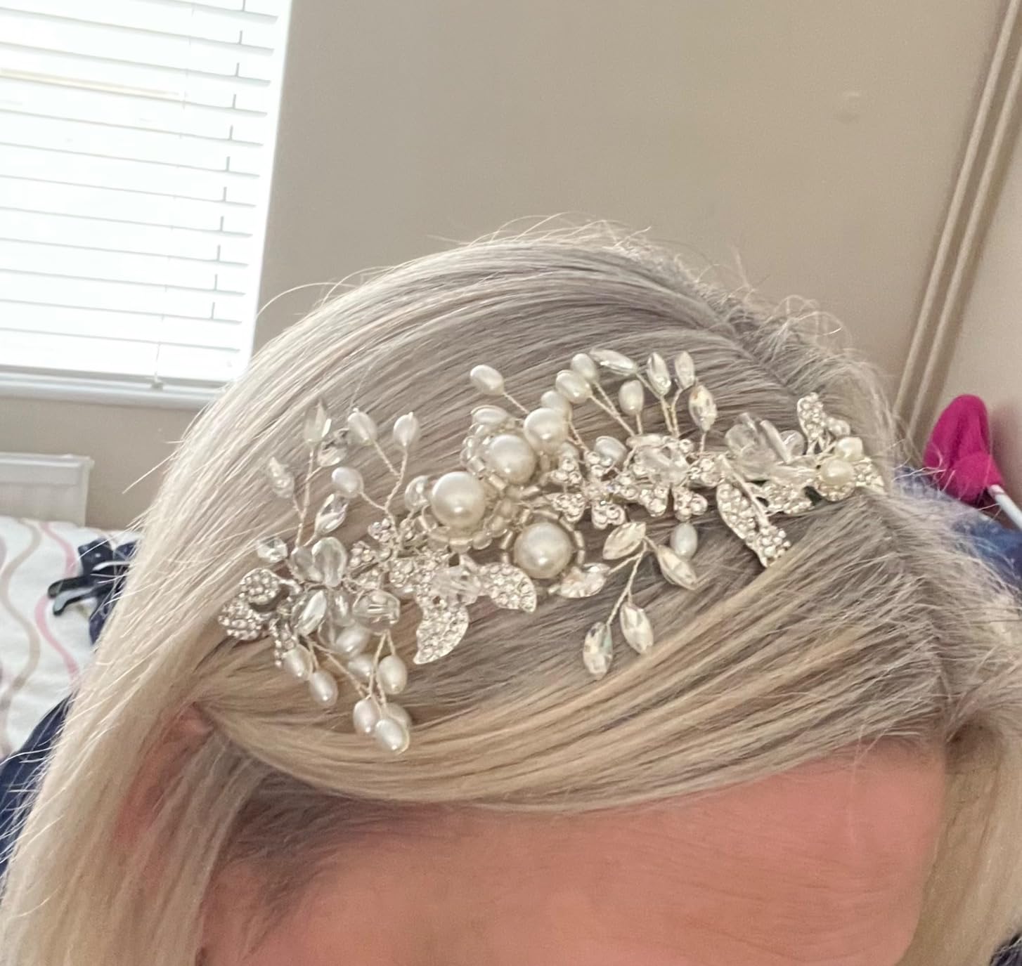 Ivy Pearl & Crystal Headband - Shop Hair Accessories | Dareth Colburn - View #8
