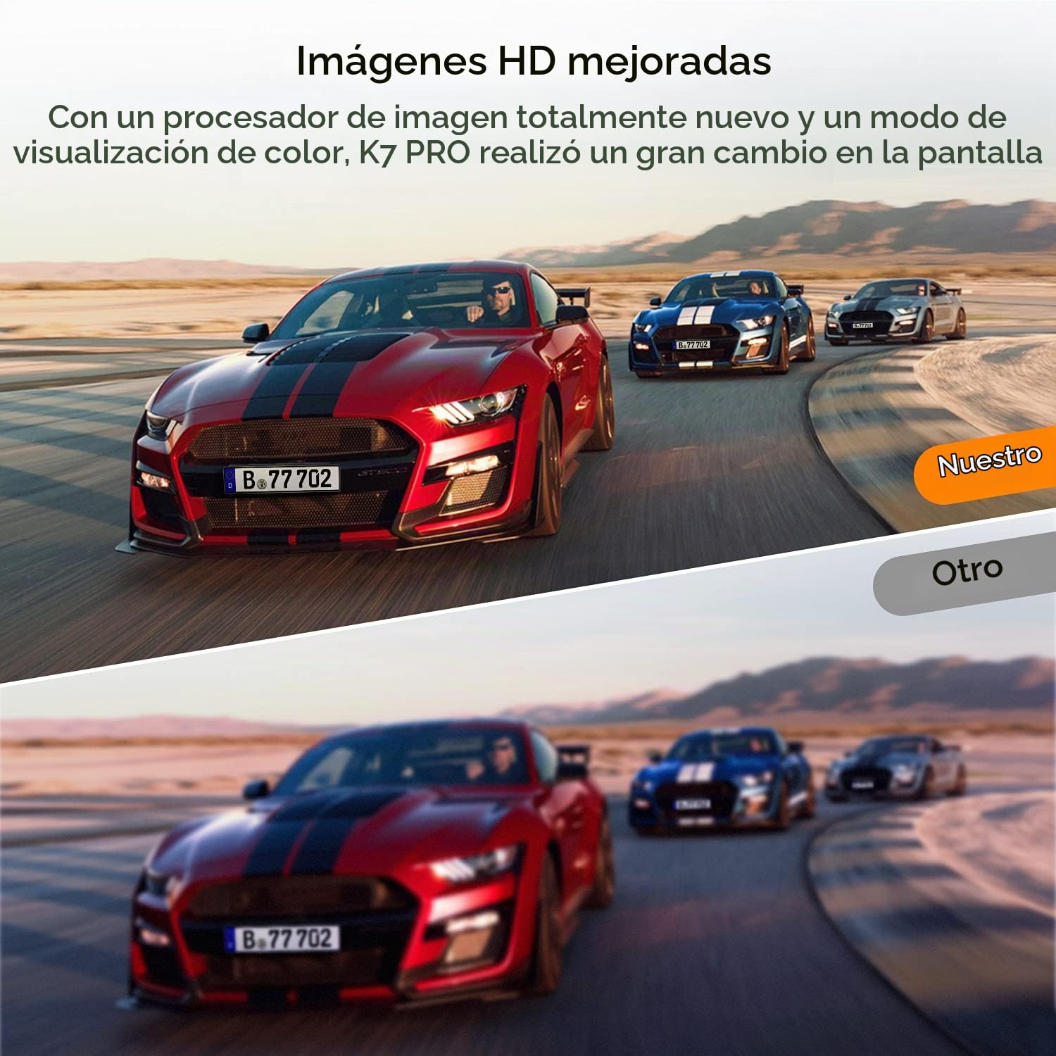 Camara Marcha Atrás Inalámbrica Digital Compatible con 2 Cámaras, Cámara Trasera de Señal Estable, Monitor HD de 5 Pulgadas, Cámara de Coche Impermeable IP68, Visión Nocturna