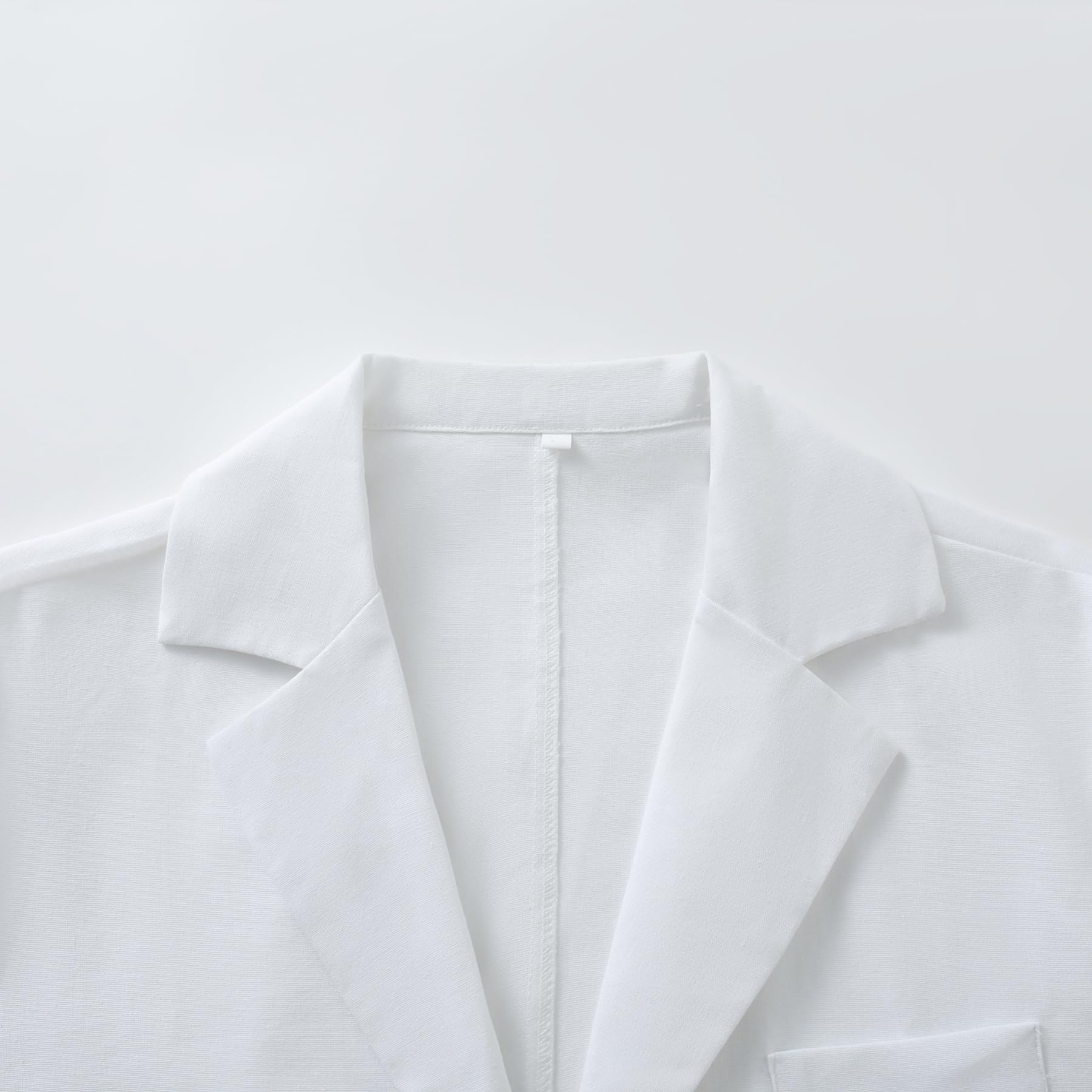 YFFUSHI Blazer da Uomo in Lino Giacca Sportiva Leggera con 1 Bottone Giacche da Abito Casual in Tinta Unita Primavera Estate