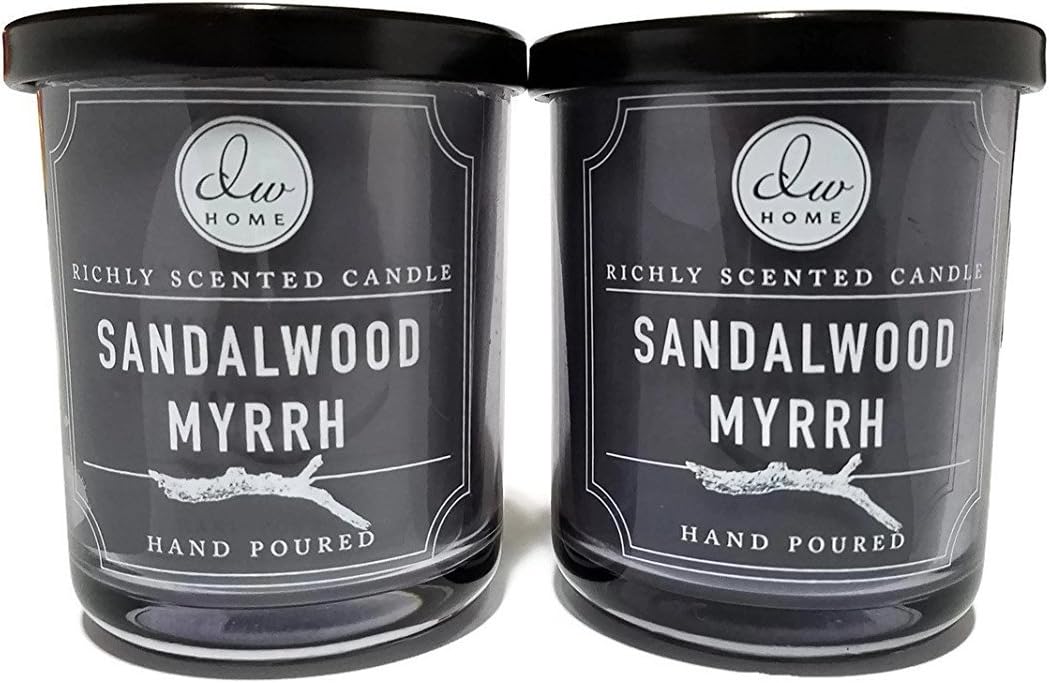 DW Home Medium Single Wick Candle, Sandalwood Myrrh Home