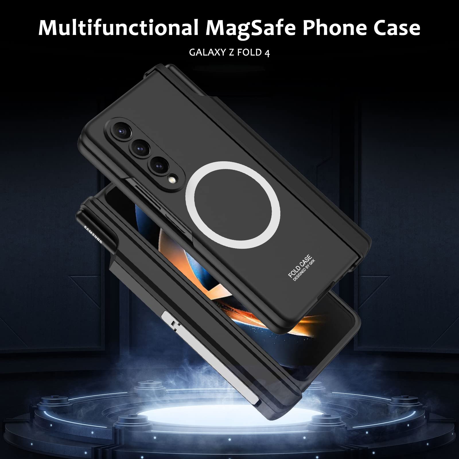 Amazon.com: DOOTOO Magnetic Case for Samsung Galaxy Z Fold 4 Hinge