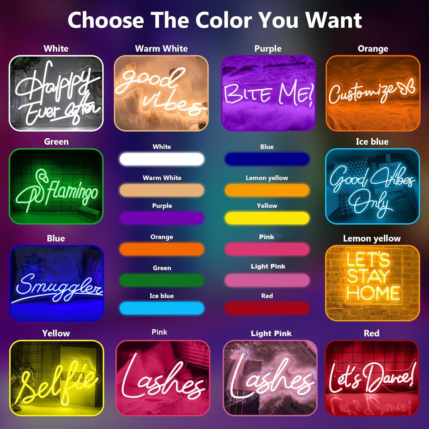 Personalisiertes Neon Schild | LED Leuchtreklame Mit Individuellem Text, Dimmbar – Für Zimmer, Bar, Party-Deko