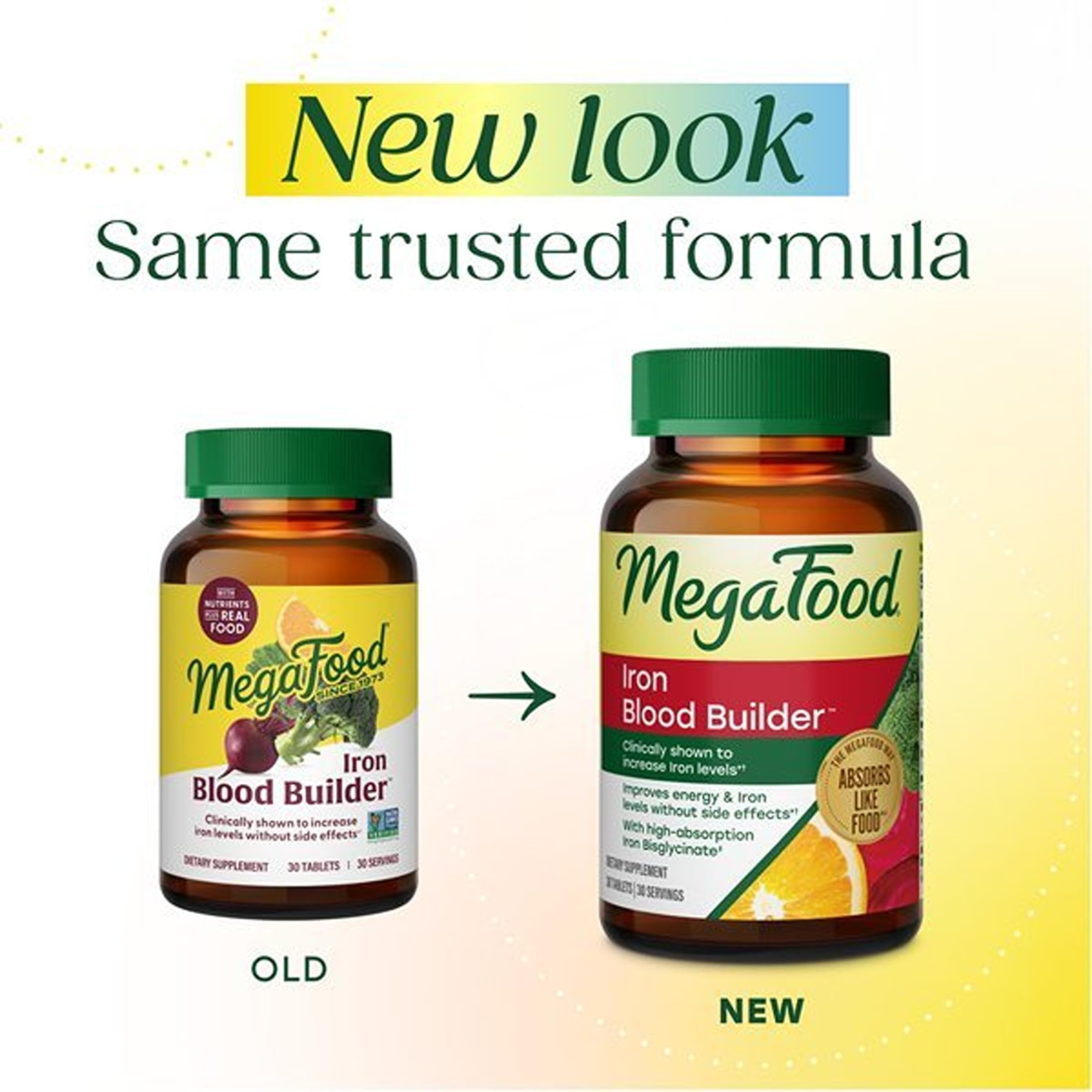 MegaFood Blood Builder Iron Supplement, Energy Support, Vegan, 180 Tablets — Amazon image 2