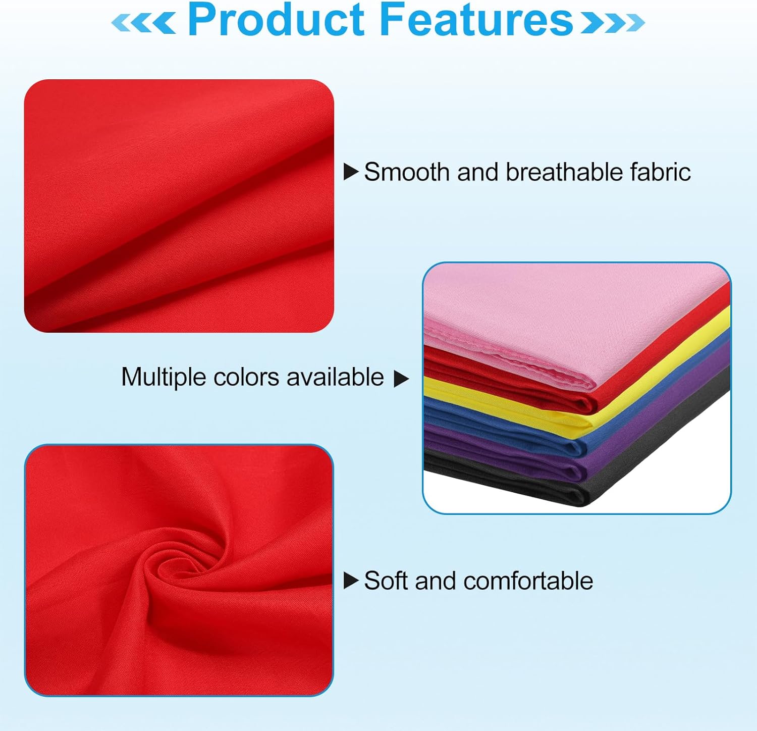 PATIKIL Bandanas Bulk Blank Head Bandannas Multifunctional Headband Scarf Neckerchief