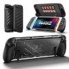 JSAUX Split Case for Switch 2 TPU Middle Frame & PC Front Cover Non-Slip Ergonomic Grip Space for 10 Game Cards Supports Stand Function Shockproof & Scratch-Resistant PC0114