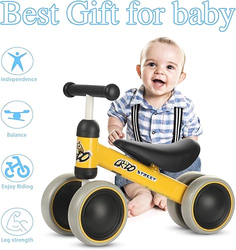 Miniatura 2 de Triciciclo de equilibrio para bebés de 1 año de edad, niños y niñas, juguetes de 10 a 24 meses, bicicleta de equilibrio para niños pequeños, 4