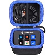 Hard EVA Carry Case Compatible with Elgato Stream Deck Mini Control Zoom Teams PowerPoint MS Office Boost Productivity with Seamless Integration, Portable Protective Storage Box Case Only