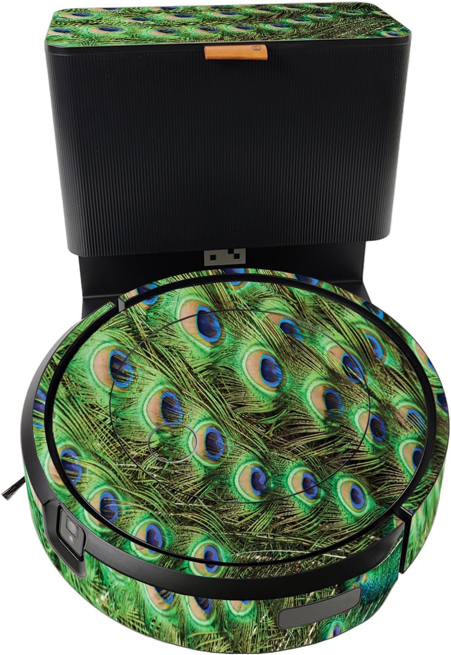 MightySkins Carbon Fiber Smart Home Skin Compatible with iRobot Roomba J5 Plus - Solid Hot Pink - Premium 3M Vinyl Protective Wrap Decal Cover - Easy to Apply | Crafted in The USA