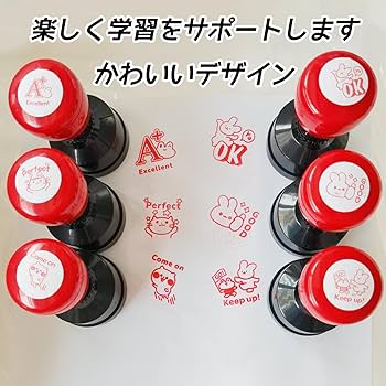 【マリーページ♡はんこ ゴム印 学習スタンプ スタンプ 小学生】 マリーページ♡はんこ ゴム印 学習スタンプ スタンプ 小学生