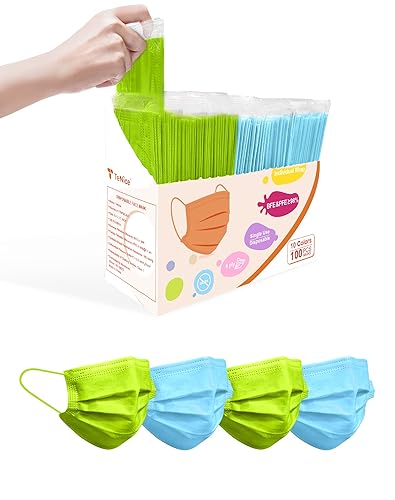 Miniatura 31 de Mascarillas desechables paquete de 100 unidades, 4 capas ASTM nivel 3 grado médico, transpirables para protección al aire libre de adultos, Sinfonía