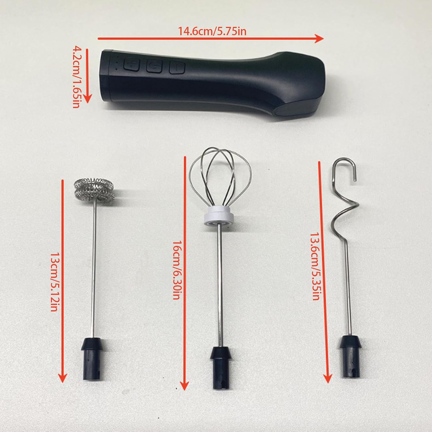 Kitchen Whisks Kitchen Food Beaters Electric Blenders Beaters Dough Stirrer Present for Baking People Noise Reduction Drink Mixer for Household