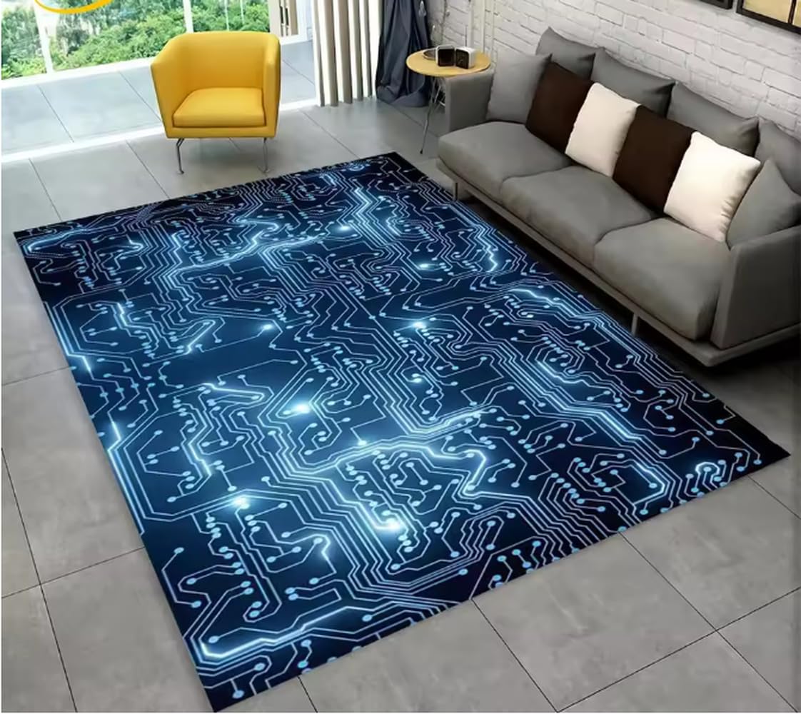 Tapis de carte de circuit imprimé antidérapant idéal pour salle de jeux