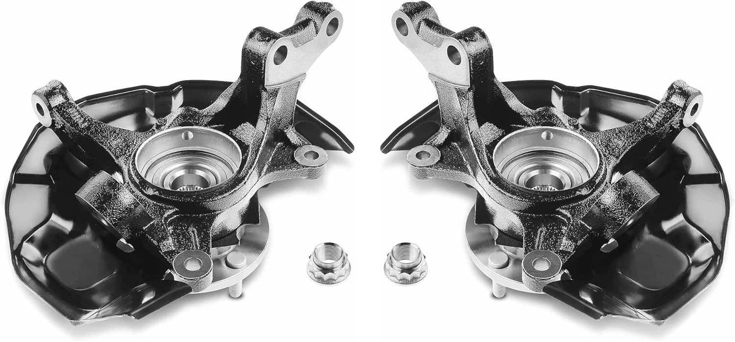 Front Left & Right Side Steering Knuckle & Wheel Bearing Hub Assembly Fits Toyota Camry 2004-2006 3.0L or 3.3L, Lexus ES330 2004-2006 3.3L 686-273