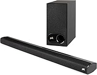Polk Audio Signa S2 Ultra-Slim Soundbar with Wireless Subwoofer - VoiceAdjust, Dolby Digital, Bluetooth for 4K Smart TVs