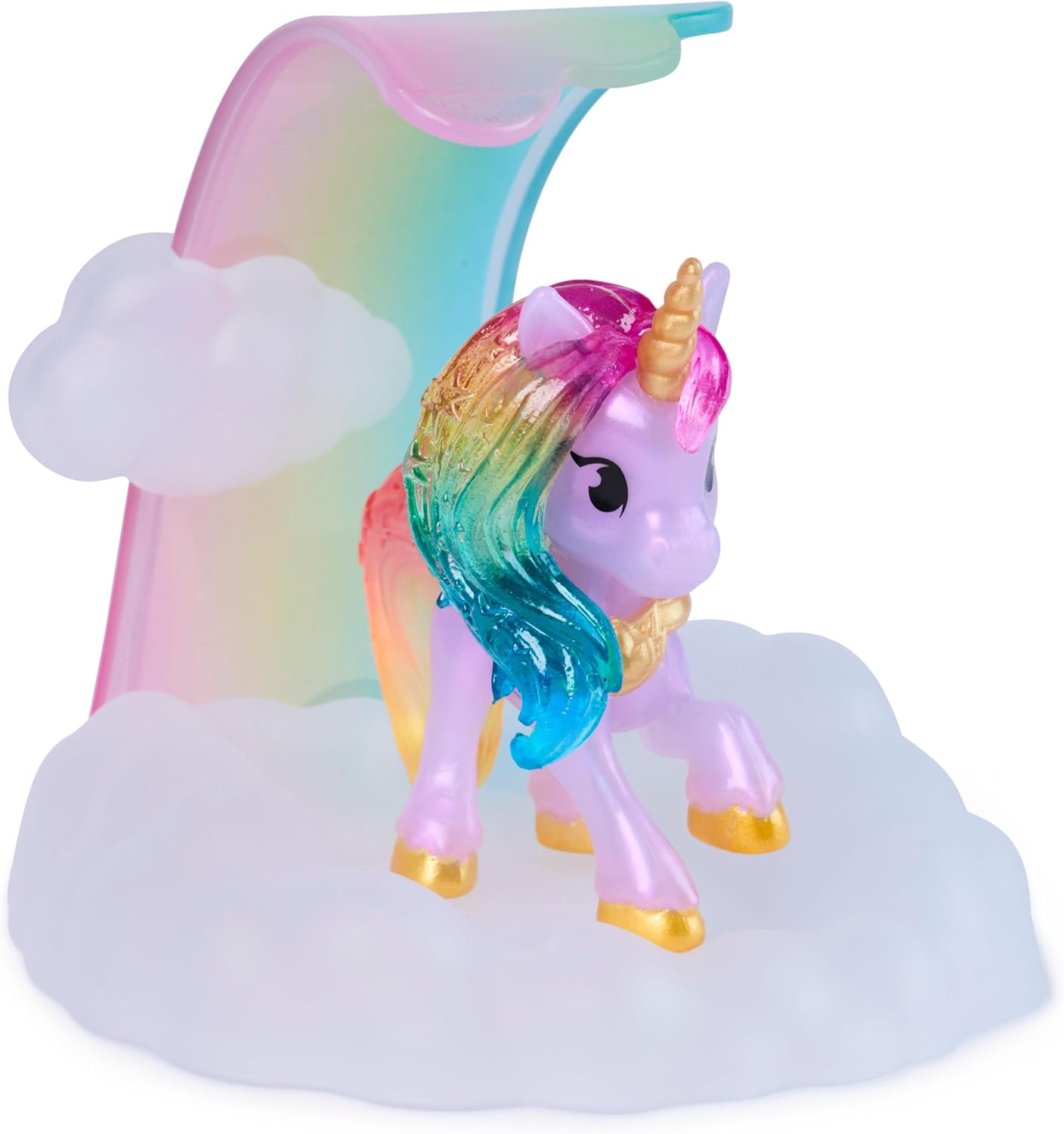 Unicorn Academy, Magic Gemstone Unicorns Collectibles Pack, Easter Gifts Idea, Includes 5 Unicorn Toy Figures & Display Bases for Ages 4 and up - Image 5