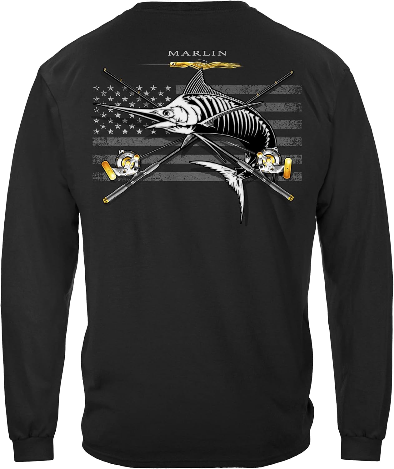 Erazor Bits Long Sleeve Shirt, Deep Sea Fishing Shirt, 100% Pre-Shrunk Cotton Apparel