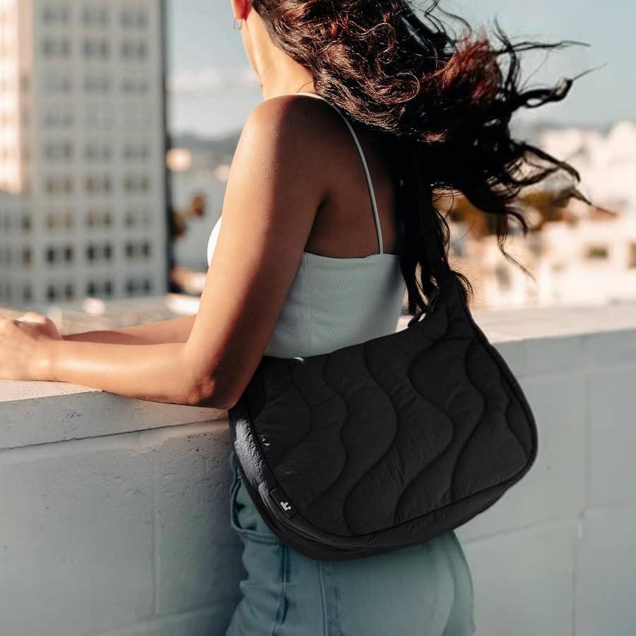 Amazon.com: tomtoc 9L Puffer Sling Crossbody Bag for Women Trendy
